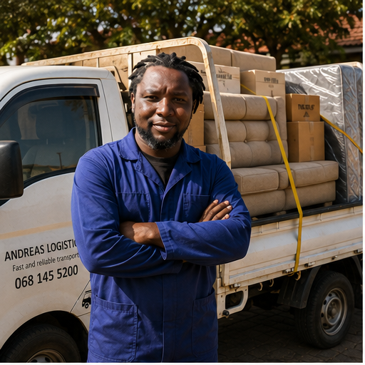 Ronald Chigwanda, founder of Andreas Logistics and Gardening Service